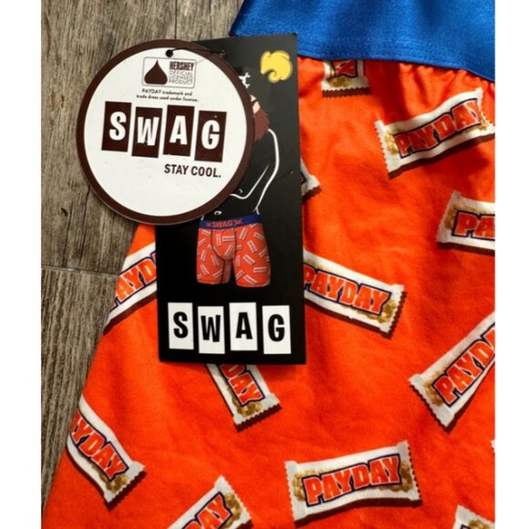 SWAG X HERSEY PAYDAY BAR Candy Boxer Briefs 🍫 Medium - BRAND NEW WITH TAGS - Picture 3 of 9
